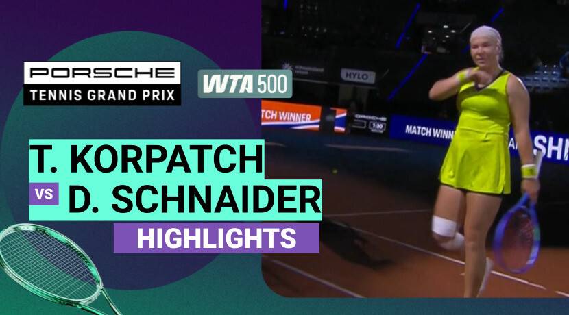 Day 1 - WTA 500: Porsche Tennis Grand Prix 2026