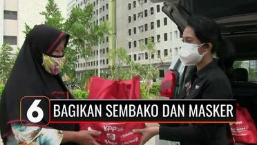 YPP SCTV-Indosiar Salurkan Bantuan Ratusan Paket Sembako dan Masker Warga Rusun Nagrak | Liputan 6