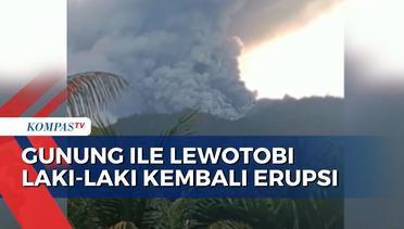Gunung Ile Lewotobi Laki-Laki Kembali Erupsi, Aktivitas Vulkanik Masih Fluktuatif
