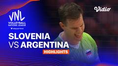 Quarterfinal: Slovenia vs Argentina - Highlights | Men's Volleyball Nations League 2024