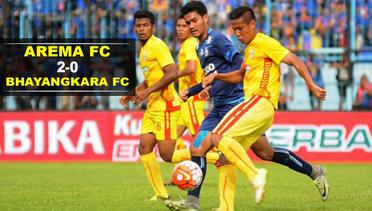 Arema FC  Kalahkan Bhayangkara FC 2-0
