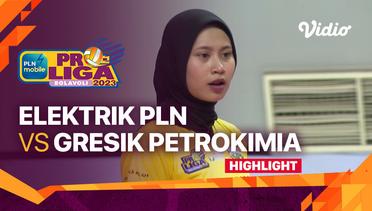 Highlights | Jakarta Elektrik PLN vs Gresik Petrokimia Pupuk Indonesia | PLN Mobile Proliga Putri 2023