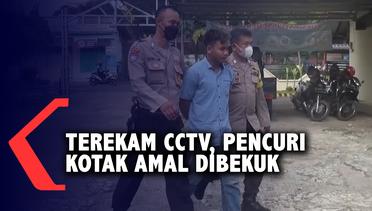 Terekam CCTV, Remaja Pencuri Kotak Amal 10 TKP Dibekuk Polisi
