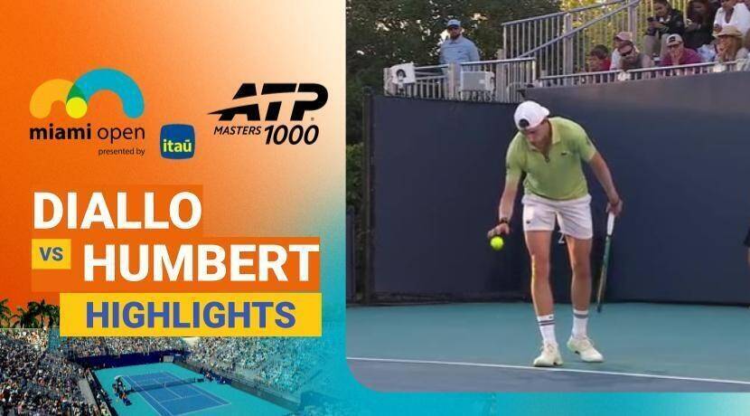 Gabriel Diallo vs Ugo Humbert - Round 2 (Court 1) | ATP 1000: Miami Open presented by Itau 2026