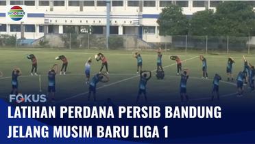 Jelang Musim Baru Liga 1, Persib Bandung Gelar Latihan Perdana di Stadion Sidolig | Fokus