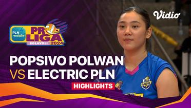 Final Four Putri: Jakarta Popsivo Polwan vs Jakarta Electric PLN - Highlights | PLN Mobile Proliga 2024