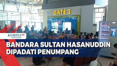 Puncak Arus Mudik, Bandara Makassar Dipadati Penumpang