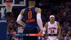 NBA | Cuplikan Pertandingan: Pistons 99, Thunder 98