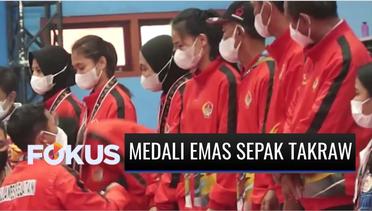 Kontingen Sulawesi Selatan Sabet Dua Emas dari Cabor Sepak Takraw Putra dan Putri | Fokus
