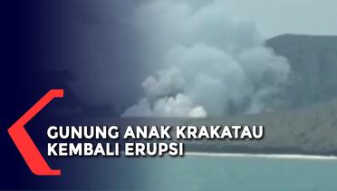Status Siaga, Gunung Anak Krakatau Kembali Erupsi