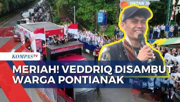 Pulang Kampung, Ini Momen Veddriq Leonardo Disambut Warga Kalimantan Barat