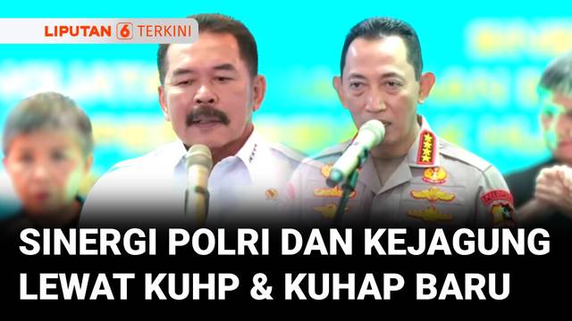 Polri dan Kejagung Tandatangani KUHP dan KUHAP Baru, Bersinergi Menegakkan Keadilan | Liputan 6
