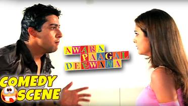 Amrita Arora Bullying Aftab Shivdasani | Comedy Scene | Awara Paagal Deewana | Hindi Film