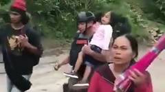 Video Asli Detik-detik Menegangkan Pembebasan Sandera KKB Papua