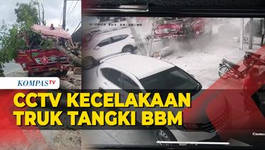 Rekaman CCTV Kecelakaan Truk Tangki BBM di Boyolali, Diduga Rem Blong