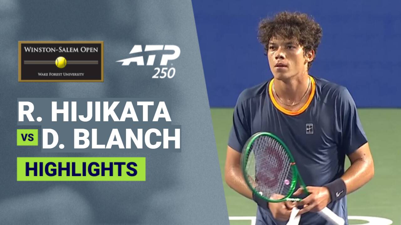 Rinky Hijikata vs Darwin Blanch - Round 1 | ATP 250: Winston-Salem Open 2026