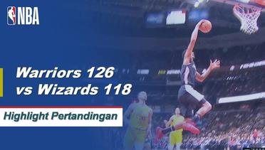NBA | Cuplikan Hasil Pertandingan - Warriors 126 vs Wizards118