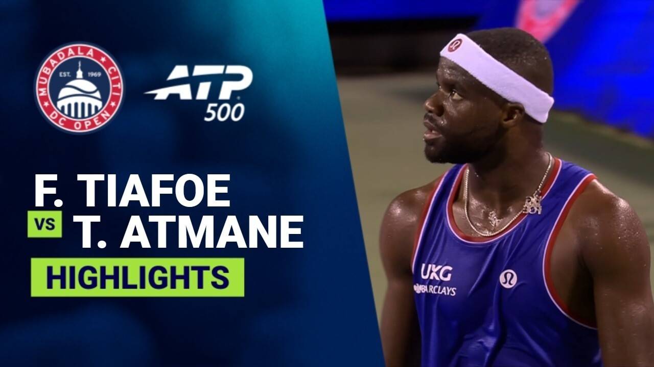 Frances Tiafoe vs Terence Atmane - Round 1 (Stadium) | ATP 500: Mubadala Citi DC Open 2026