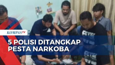 Kepergok! 5 Polisi Ditangkap saat Tengah Asyik Pesta Narkoba di Depok