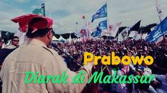 Pendukung tumpah ruah, Prabowo diarak di Makassar