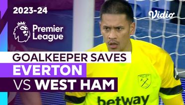 Aksi Penyelamatan Kiper | Everton vs West Ham | Premier League 2023/24