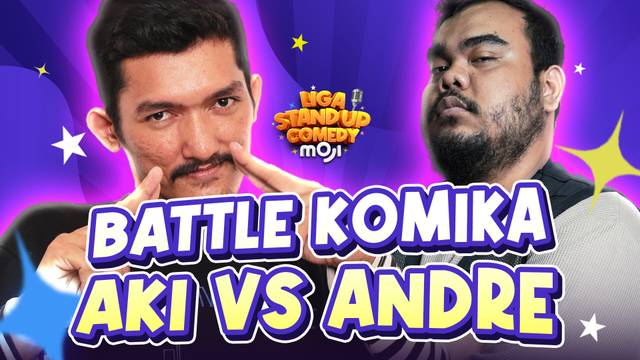 Aliman Aki (Bekasi) vs Andre Skuter (Jaksel) | Semifinal Liga Stand Up Comedy Moji