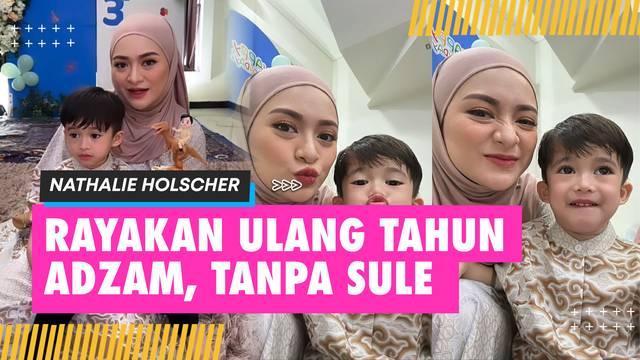 7 Momen Ulang Tahun Adzam Anak Nathalie Holscher & Sule, Dirayakan Syukuran Bareng Anak-Anak Yatim