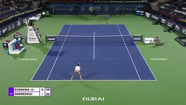 Elena Rybakina vs Bianca Andreescu - Highlights | WTA Dubai Duty Free Tennis Championships 2023