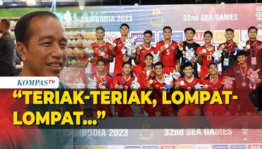Jokowi Ungkap Perasaan saat Nobar Laga Final Timnas Indonesia vs Thailand: Teriak-Teriak, Lompat!