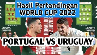 Hasil Pertandingan Piala Dunia Qatar 2022 : Portugal Vs Uruguay