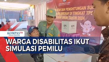 Warga Disabilitas Ikut Simulasi Pemilu di Pekalongan