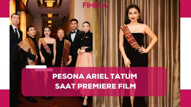 6 Pesona Ariel Tatum Jadi Perempuan Batak di Premiere Film Catatan Menantu Sinting