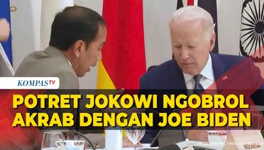 Potret Presiden Jokowi Ngobrol Akrab dengan Presiden AS Joe Biden di PGII G7, Jepang