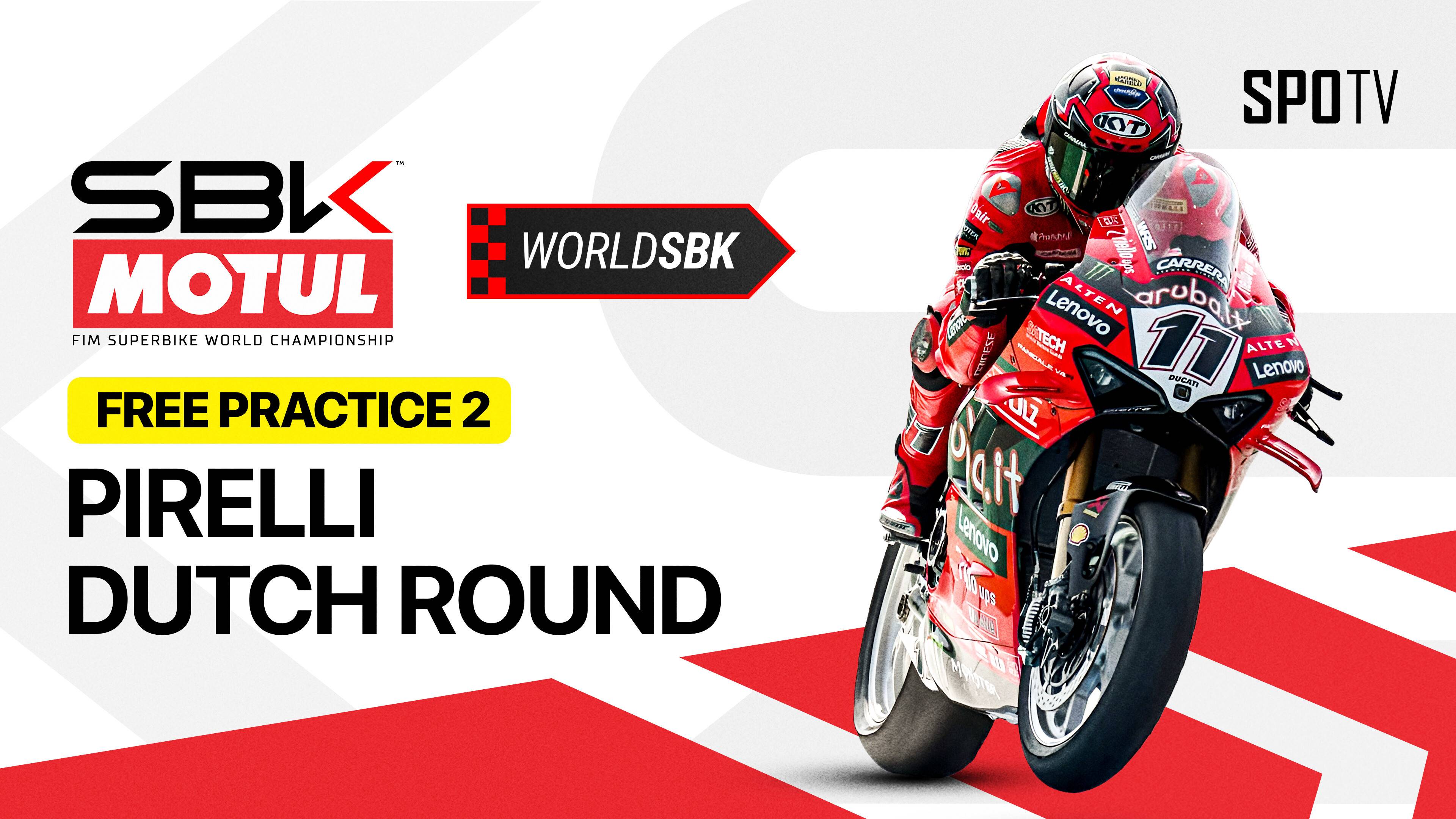 WorldSBK Free Practice 2 - WorldSBK Championship 2026 Round 3 Pirelli Dutch Round