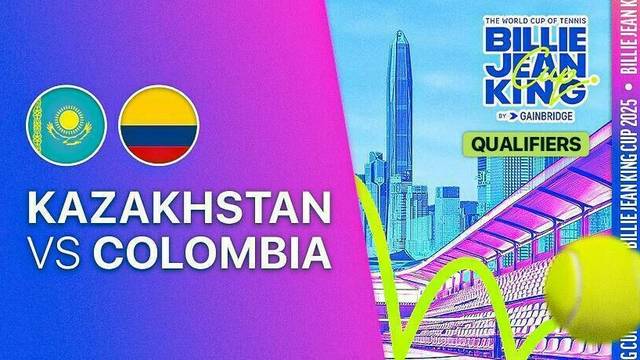 Kazakhstan vs Colombia - Full Match | Billie Jean King Cup 2025 Qualifiers