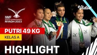 Highlights | Putri 49 kg - Kelas A | IWF World Championships 2023