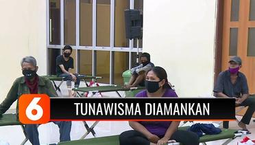 Cegah Penyebaran covid-19, Dinsos DKI Jakarta Amankan 55 Tunawisma