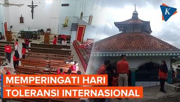 Momen Siswa Kristiani SMA N 10 Purworejo Bersihkan Masjid dan yang Muslim Bersihkan Gereja
