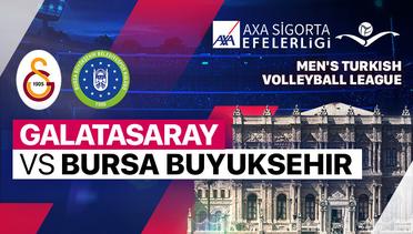 Galatasaray HDI Sigorta vs Bursa Buyuksehir Belediye Spor - Full Match | Men's Turkish Volleyball League 2023/24