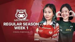 Regular Season : UniPin Ladies Series 2023 | Minggu 1 Hari 3