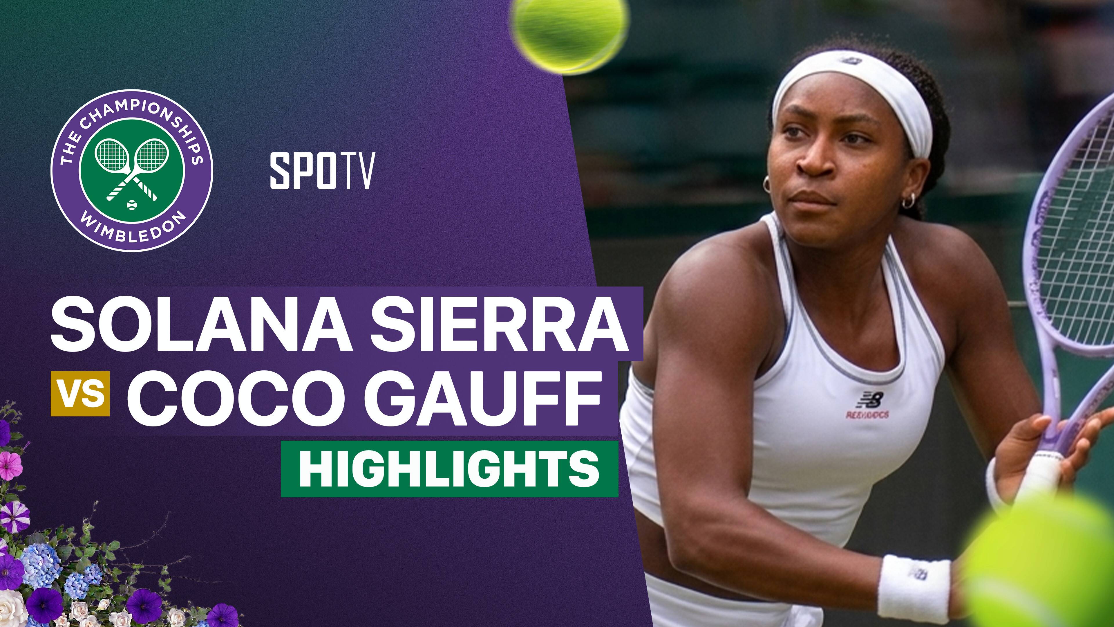 Solana Sierra vs Coco Gauff - Ladies' Singles Second Round | Wimbledon 2026