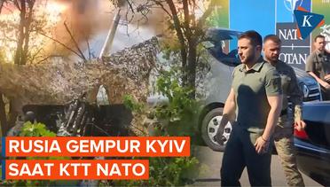 Detik-detik Rusia Hantam Kyiv Sebelum KTT NATO Dimulai