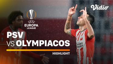 Highlight - PSV vs Olympiacos I UEFA Europa League 2020/2021