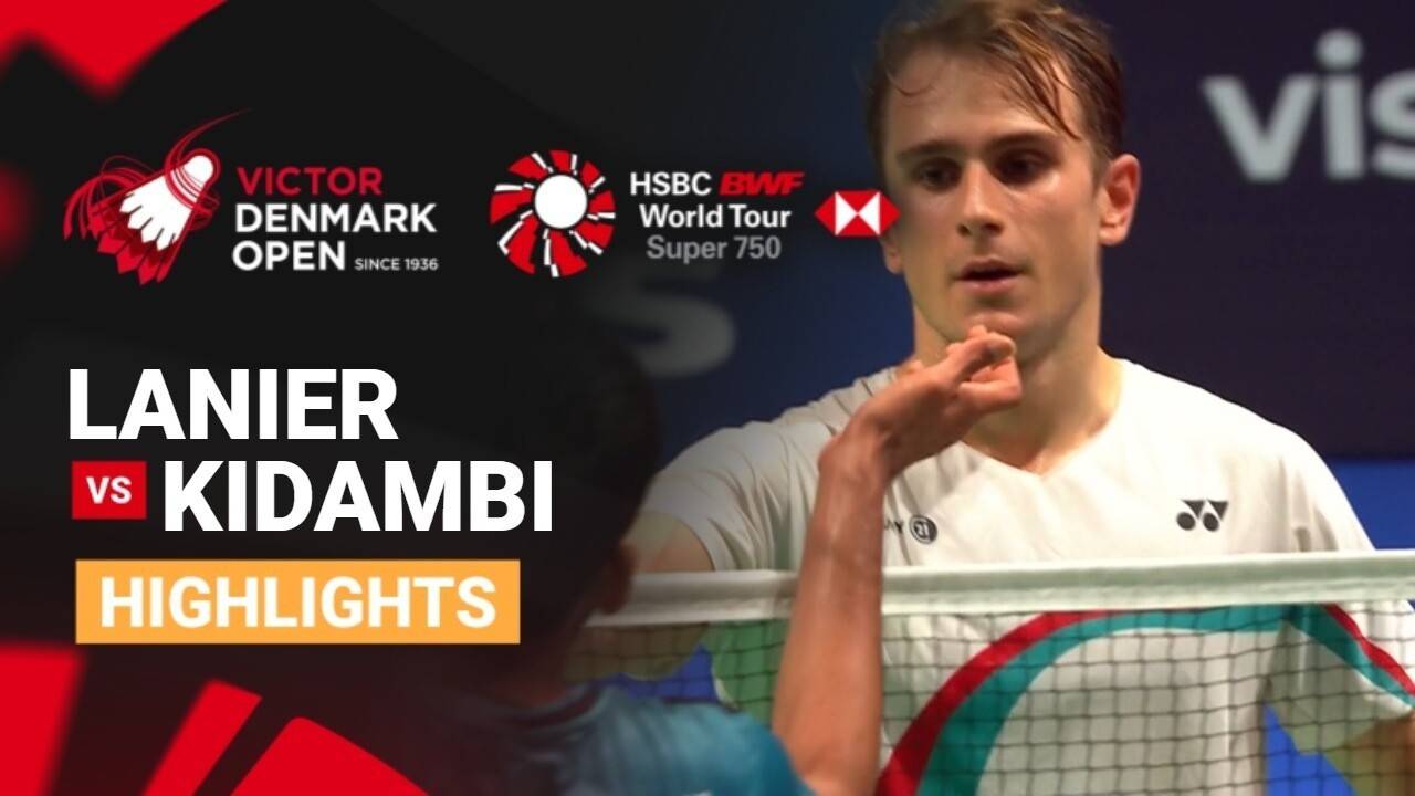 Alex Lanier (FRA) vs Kidambi Srikanth (IND) - Men's Singles Round of 16 | VICTOR Denmark Open 2026