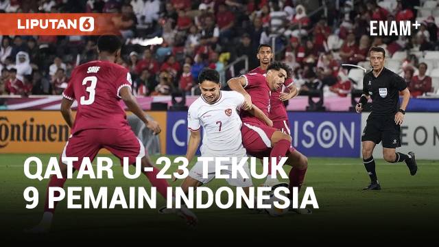 Hasil Piala Asia U-23 2024: Diwarnai Dua Kartu Merah, Timnas Indonesia Disikat Qatar | Liputan6