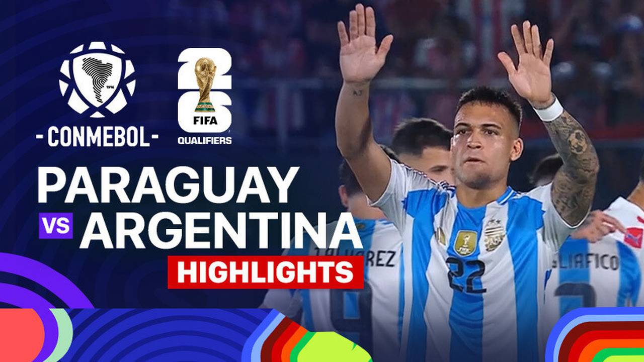 Paraguay Vs Argentina Highlights Fifa World Cup 2026 Conmebol
