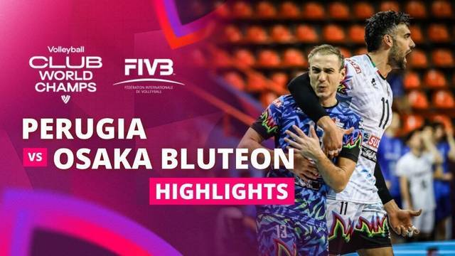 Sir Sicoma Monini Perugia vs Osaka Bluteon - Highlight | FIVB Men's Volleyball Club World Championship 2025