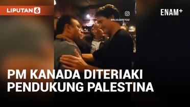 PM Kanada Justin Trudeau Didamprat Pendukung Palestina Saat Makan di Restoran