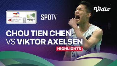 Chou Tien Chen (TPE) vs Viktor Axelsen (DEN) - Highlights | Thomas Cup Chengdu 2024 - Men's Singles