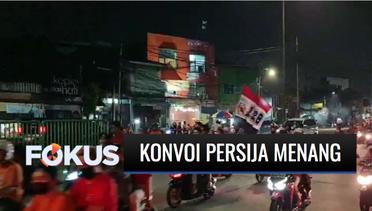 Rayakan Kemenangan Persija Jakarta di Bundaran HI Tanpa Prokes, Polisi Bubarkan Jakmania | Fokus